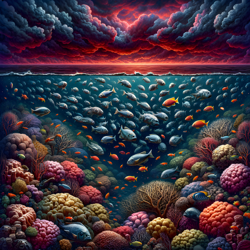 Sunset Despair Below