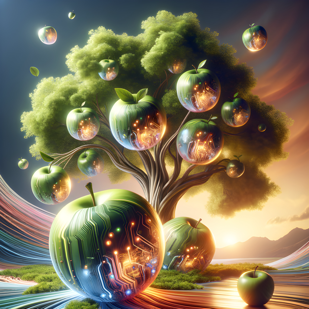 Futuristic Apple Harmony