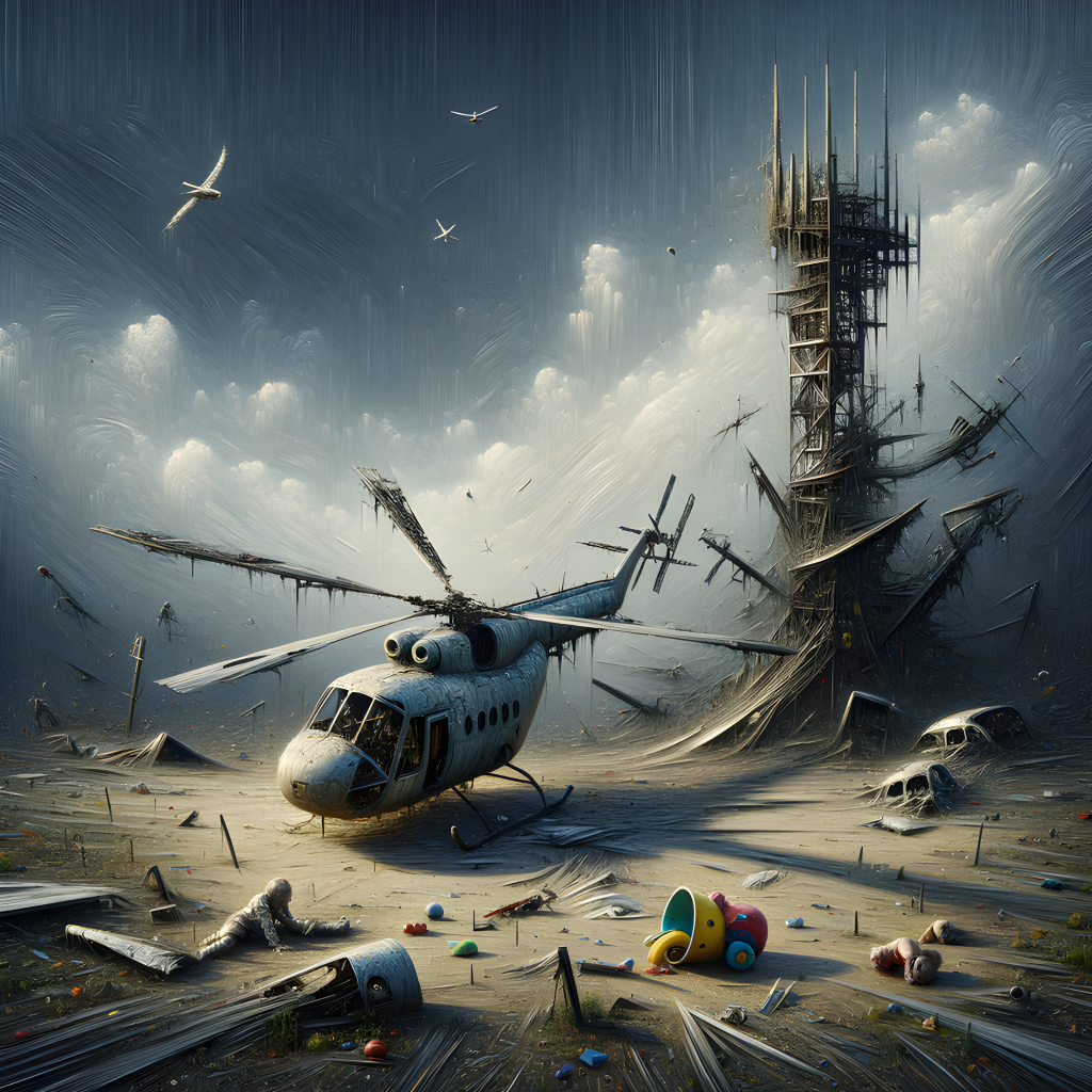 Fractured Mourning Landscape