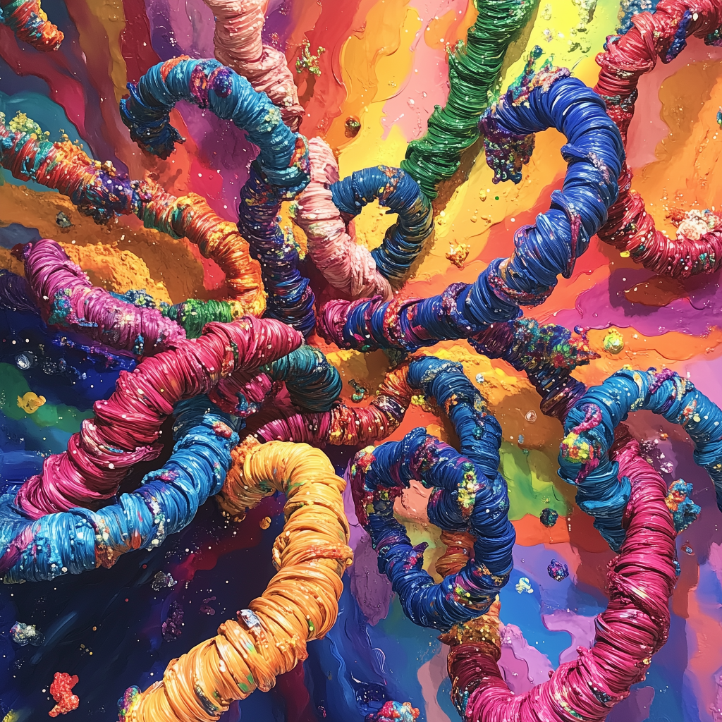 Vibrant Nebula Dance