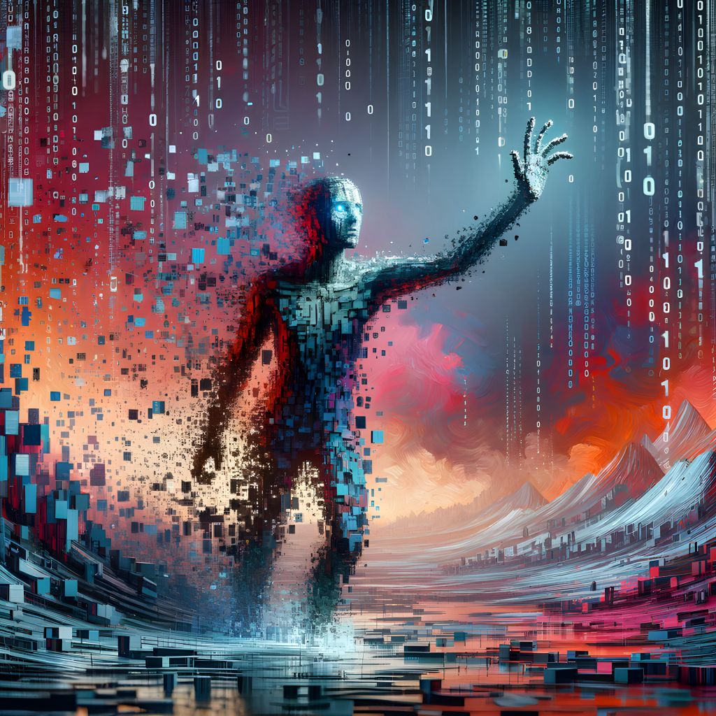 Flickering Digital Dystopia