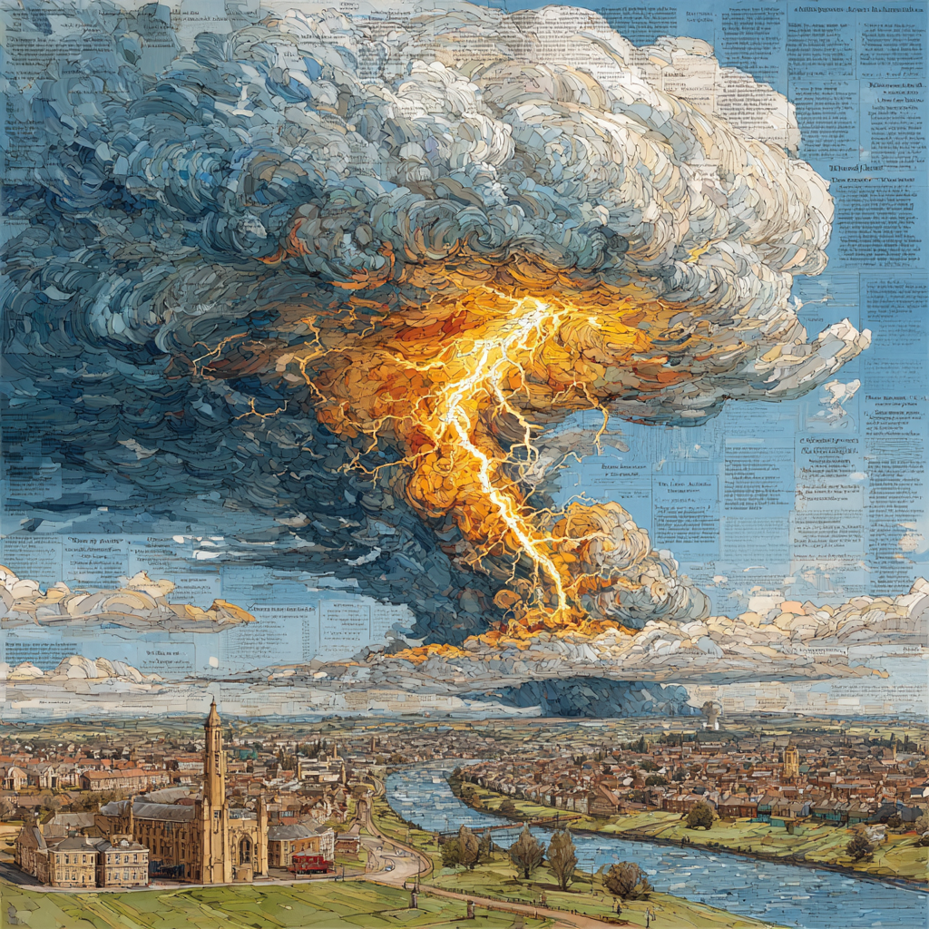 Storm Over Waking Streets