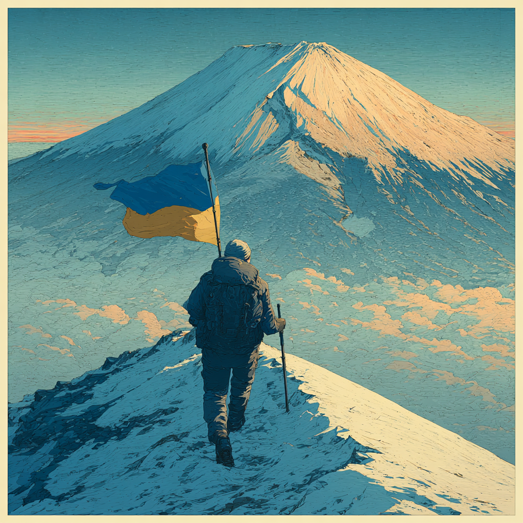 Pennant Above Clouds