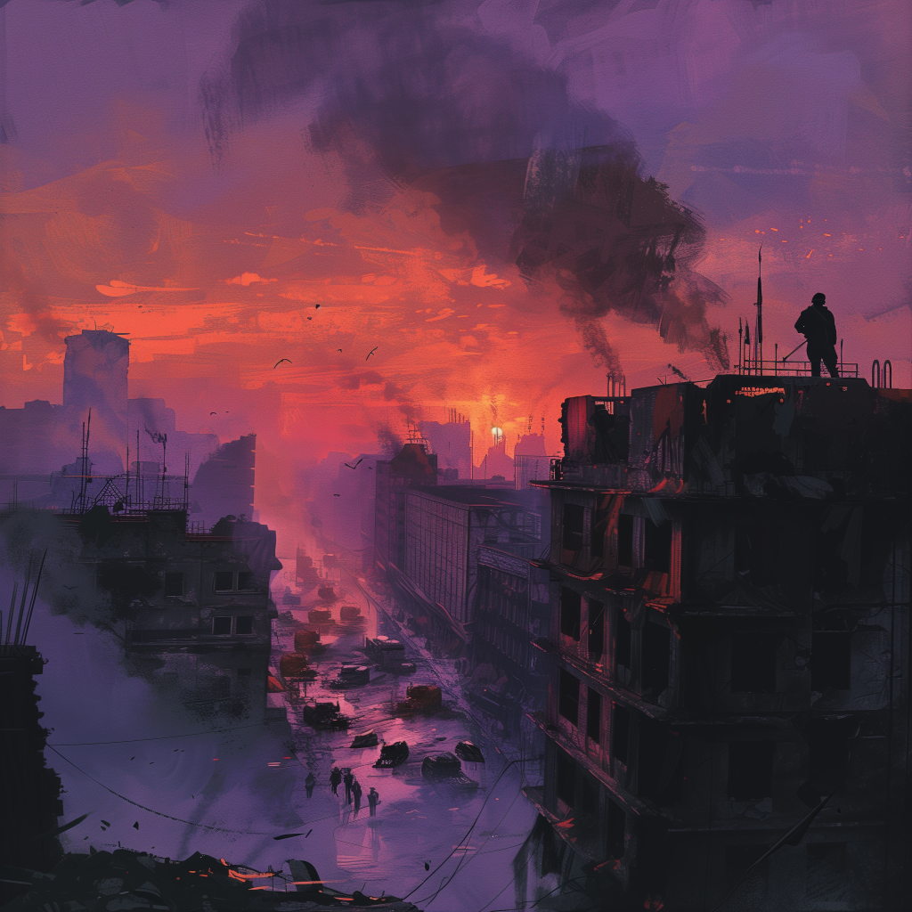 Flight Amidst Fallen Colors